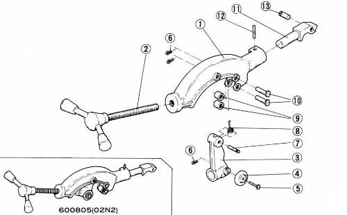 Wheeler Rex 600805 Cutter Assembly Complete for 6090 - Threading and Pipe Preparation - Proindustrialequipment