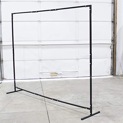 Sellstrom S97470 Welding Curtain Frame - 1" Square Steel Tube, 6'x6'x1" - Black - Other Protection - Proindustrialequipment