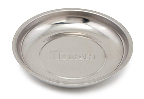 Titan 21264 Bandeja magnética redonda de 5-7/8 para piezas