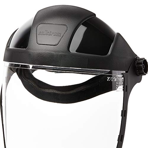 Sellstrom S32210 Clear Anti-Fog Polycarbonate Faceshield with Extended Chin and Side Guard, Universal - Eye Protection - Proindustrialequipment