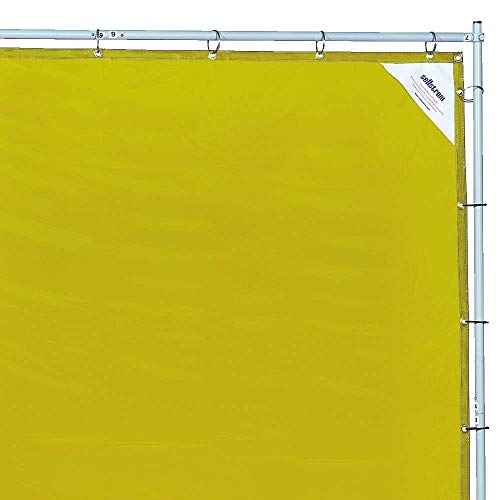 Sellstrom S97336 Welding Curtain with Frame - 6'x6' - Yellow - Other Protection - Proindustrialequipment