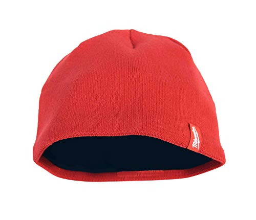 Gorro con forro polar de Milwaukee, color rojo, talla única