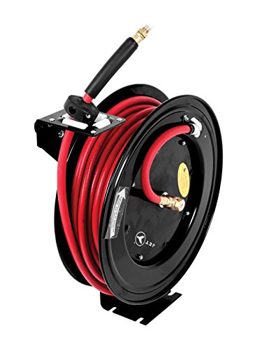 Jet 391723-1/2" X 50-Feet Retractable Air Hose Reel - Jet - Proindustrialequipment