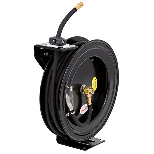 ITC Professional 3/8" X 50-Feet Retractable Air Hose Reel-Metal, 28272 - Jet - Proindustrialequipment