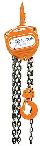 Jet 101222-1-1/2 Ton 10-Feet Lift L-90 Series Chain Hoist-Super Heavy Duty - Manual Hoist - Proindustrialequipment