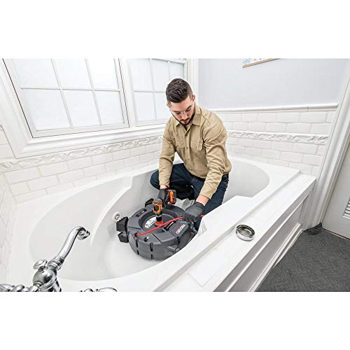 RIDGID, 64263, FLEXSHAFT Drain Cleaner, K9-102 1 1/4-2" Capacity, Includes: 50' 1/4" cable and kit, For use on Sinks, Tubs, Urinals, Showers, Drill Powered (Not Included) - Drain Augers - Proindustrialequipment