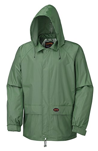 Pioneer V3040140-XL Sealed Seams Waterproof Jacket and Pants Combo, Green, XL - Clothing - Proindustrialequipment