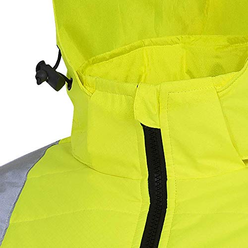 Pioneer V1170260-2XL Hi-Viz Puffy Jacket, Hi-Viz Yellow/Green, 2XL - Clothing - Proindustrialequipment