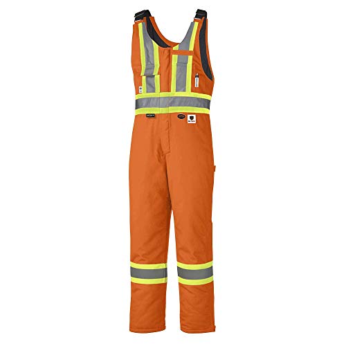 Pioneer ARC 4 FR CSA Insulated Overall Bib Work Pants,7 Pockets, Reflective Stripe, RoyalBlue, 5XL, V2560311-5XL - Clothing - Proindustrialequipment