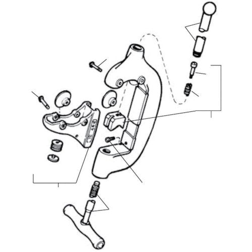 Ridgid 33345 44-S Pipe Cutter Wheel Housings - C508X 44S Whl Hsg - Threading and Pipe Preparation - Proindustrialequipment