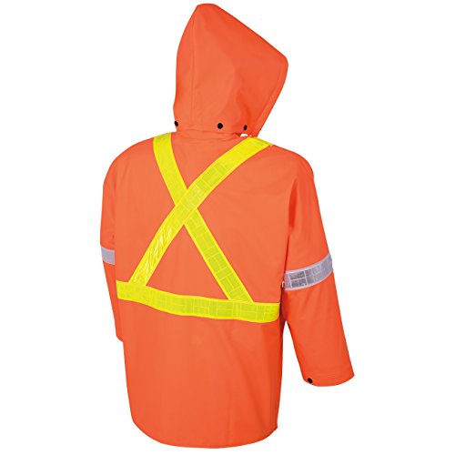 Pioneer V2243950-2XL Flame Resistant Jacket and Pants Combo, Men, Orange, 2XL - Clothing - Proindustrialequipment