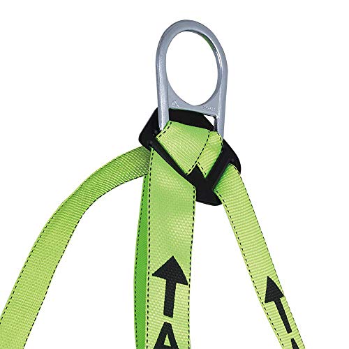 PeakWorks 1 D-Ring Compliance Roofing Series Fall Protection Full Body Safety Harness, Tongue Buckle Leg, CSA & ANSI Certified, Class A - Fall Arrest, V8001200 - Fall Protection - Proindustrialequipment