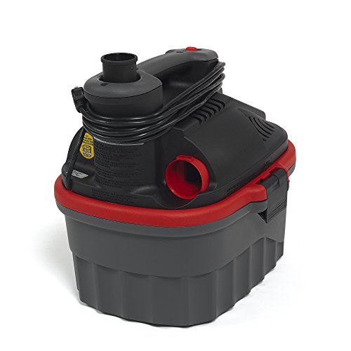 Ridgid 50313 Portable Wet/Dry Vacuum, 4 Gallon, Red - Vaccum Bags - Proindustrialequipment