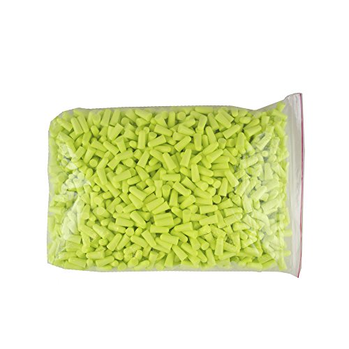 Sellstrom S23411 Foam Plug-Uncorded-500PR/Bulk, Standard, Hi/Viz Green (Pack of 500) - Other Protection - Proindustrialequipment