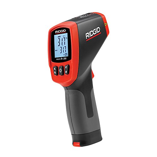 Ridgid 632-36798 Micro IR-200 Non-Contact Infrared Micro Thermometer - Red - Plumbing Tools - Proindustrialequipment