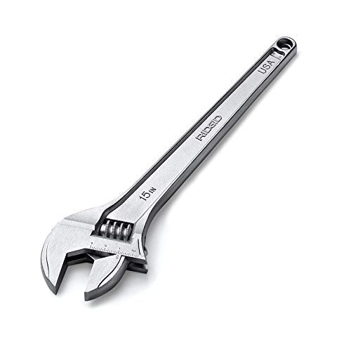 Ridgid Tools 86922 15-Inch Adjustable Wrench - Wrenches - Proindustrialequipment