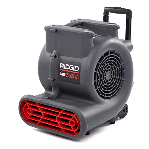 RIDGID, 66323 Model AM2288RT 3-Speed Air Mover, Daisy Chain, 1625 CFM Blower Fan, Red - Plumbing Tools - Proindustrialequipment