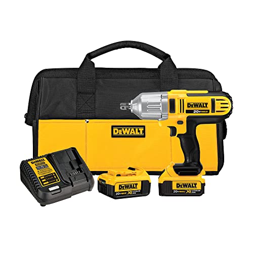 DEWALT 20V MAX* Impact Wrench, High Torque, Hog Ring Anvil, 1/2-Inch (DCF889HM2) - Proindustrialequipment