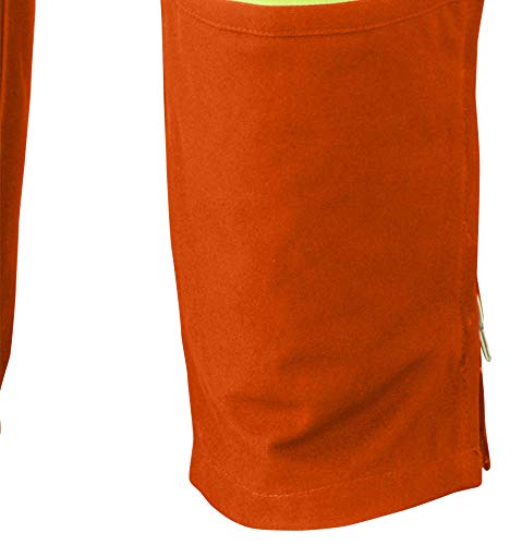 Pioneer V2060550-2XL Insulated Heavy-Duty Work Overall, 4 Pockets, Men Hi-Vis Bib Pants, Orange, 2XL - Clothing - Proindustrialequipment