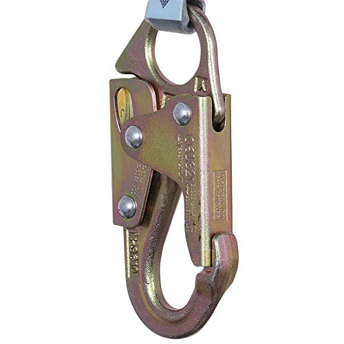 PeakWorks V845525006LE - Snap Hook 6' (1.8 m) 1" (25 mm) Webbing - Aluminum Housing, Type 2 -Leading Edge Self-Retracting Lifelines (SRL) - Fall Protection - Proindustrialequipment