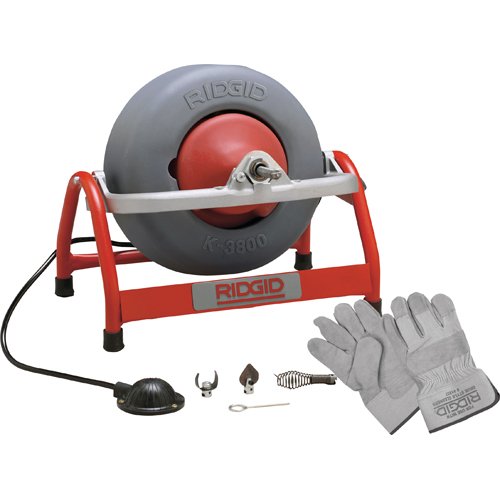 Ridgid 53127 K-3800 Drum Machine Kit with Cable and Tools - Plumbing Tools - Proindustrialequipment