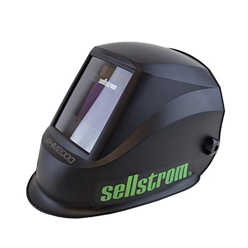 Sellstrom S26200 Advantage Plus Series Welding Helmet with Large ADF - Black/Green - Fall Protection - Proindustrialequipment