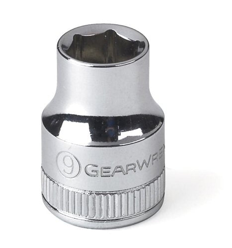 GEARWRENCH 80135D 13mm 1/4" Drive 6 Point Standard Metric Socket, Black