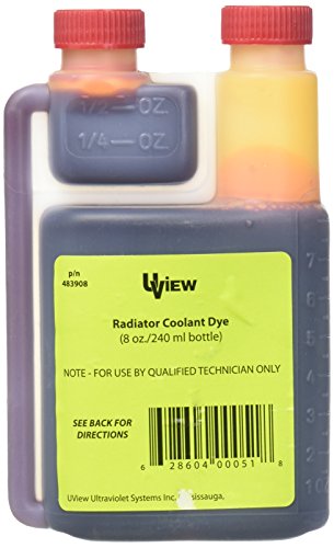 UView UVU483908 Colorant pour liquide de refroidissement pour radiateur (bouteille de 8 oz)