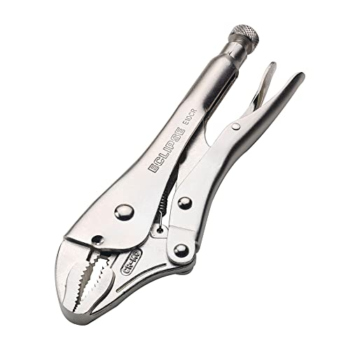 Eclipse E10CR Curved Jaw Locking Pliers, Chrome Molybdenum Steel, 10" Size, 1-7/8" Jaw Capacity