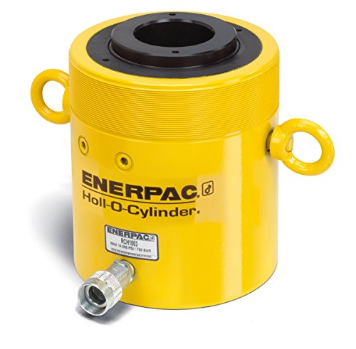 Enerpac RCH-603 Single-Acting Hollow-Plunger Hydraulic Cylinder with 60 Ton Capacity, Single Port, 3.00" Stroke Length - Pumps - Proindustrialequipment