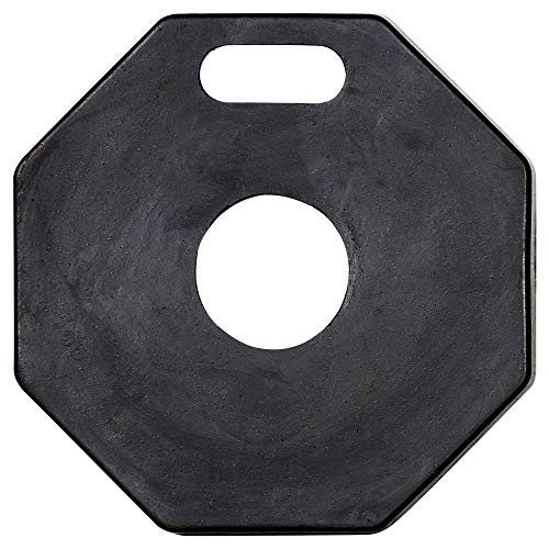 Pioneer V6220170-O/S Delineator Base, 11 lb, Black, O/S - Work Site and Traffic Safety - Proindustrialequipment