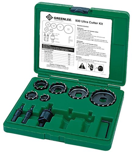 Greenlee 930 Ultra Cutter Kit, Green/Black - Tools - Proindustrialequipment