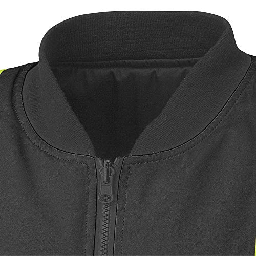 Pioneer V1120470-S Winter 6-in-1 Parka Jacket - 100% Waterproof hi-viz Rainwear, Black, S - Clothing - Proindustrialequipment