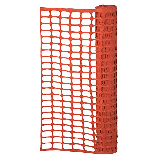 Pioneer V6010150-O/S Multipurpose Safety Fence Barrier, 4 X 100 Feet PVC Mesh Net Guard Orange, 100' - Clothing - Proindustrialequipment