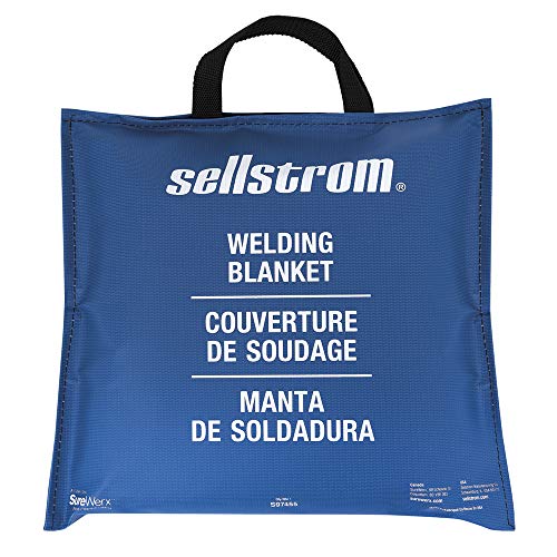 Sellstrom S97455 100% Fibreglass High-Temp Welding Blanket, Vinyl Storage Bag - Other - Proindustrialequipment