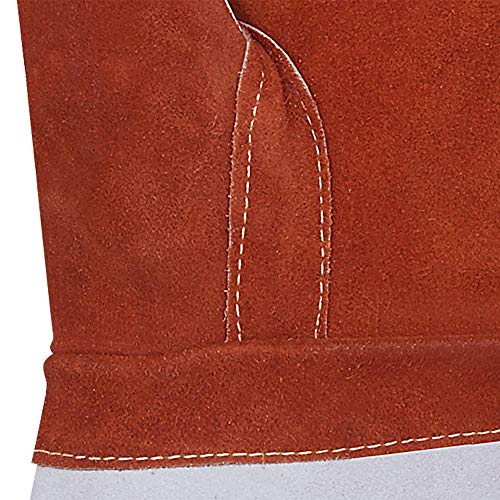 Pioneer V5240330-O/S High Heat Leather Glove, Red Universal - Clothing - Proindustrialequipment