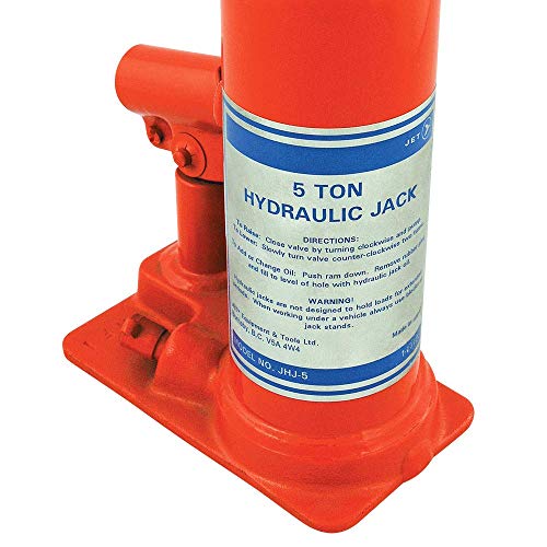 JET 140102 - 3 Ton Hydraulic Bottle Jack-Super Heavy Duty - Proindustrialequipment