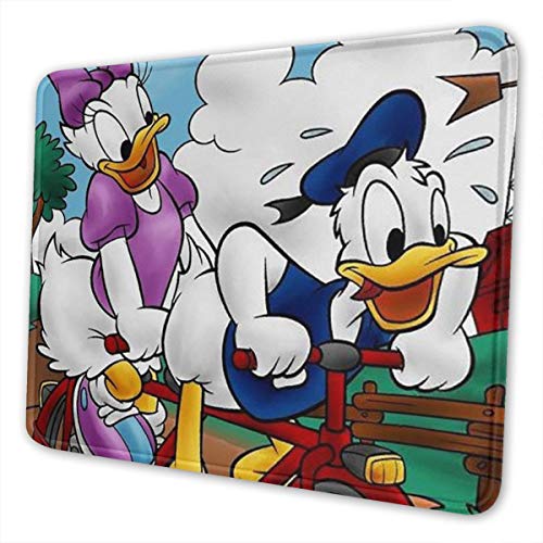 Tapis de souris – Tapis de souris de jeu Donald et Daisy, tapis de souris à base de caoutchouc antidérapant pour ordinateur portable, ordinateur et PC