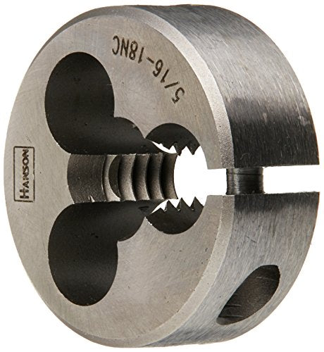 Irwin Tools 3827 Irwin Fabriqué aux États-Unis 5/16-18 NC 1" OD USA Carbon Adj Matrice ronde