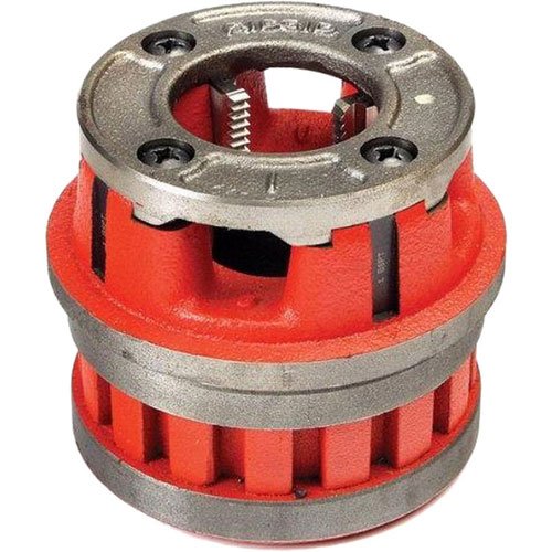 Ridgid 37475 Manual Threading/Pipe and Bolt Die Heads Complete W/Dies - 12R 3/8 HS NPT DI HD COM - Plumbing Tools - Proindustrialequipment