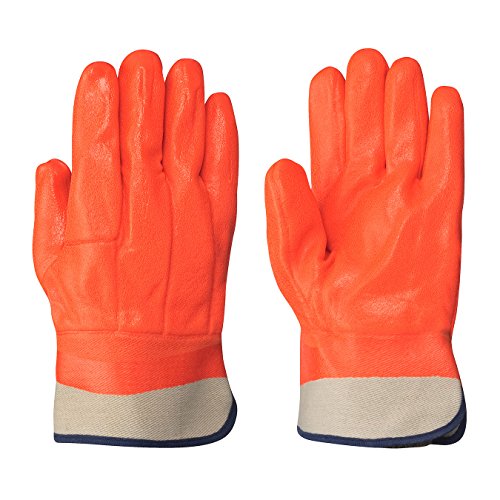 Pioneer V5070650-O/S PVC Foam Lined Glove, (Pack of 12) Orange Universal - Other Protection - Proindustrialequipment