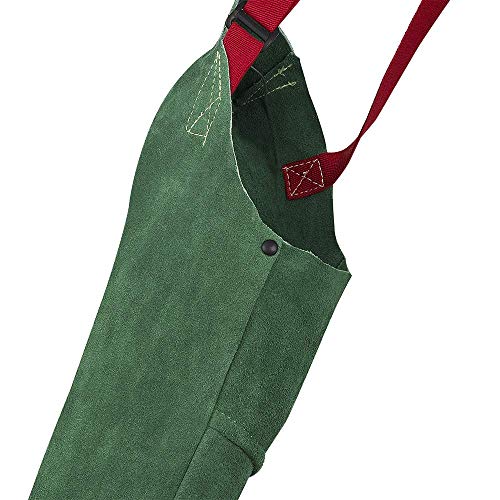 Pioneer V2340920-O/S Welding Sleeve, Leather, Green Universal - Clothing - Proindustrialequipment