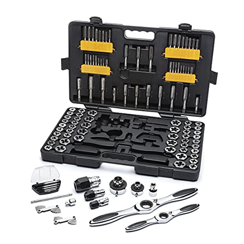 GEARWRENCH Juego de machos y matrices de trinquete de 114 piezas, SAE/métrico - 82812