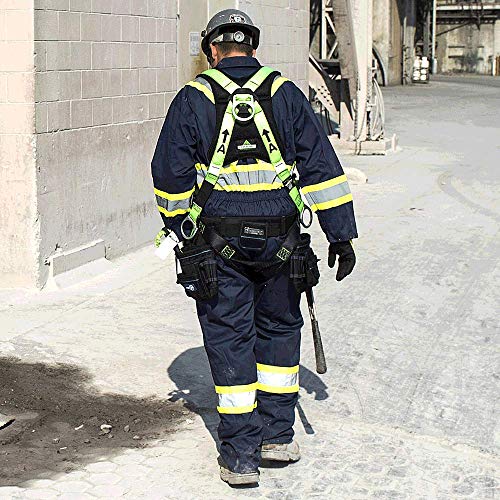 PeakWorks 3 D-Ring PeakPro Fall Protection Full Body Safety Harness, CSA & ANSI Certified, Class AP - Positioning, V8006110 - Fall Protection - Proindustrialequipment