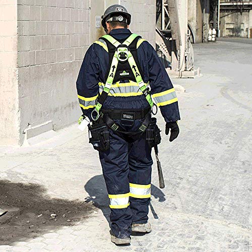 PeakWorks 3 D-Ring PeakPro Fall Protection Full Body Safety Harness, CSA & ANSI Certified, Class AP - Positioning, V8006210 - Fall Protection - Proindustrialequipment