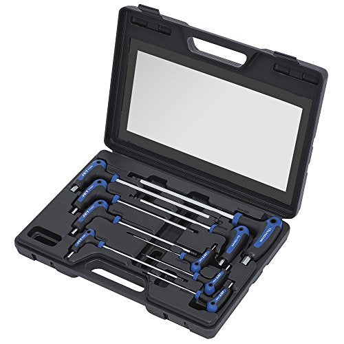 Jet 775106-9-Piece Metric Ergonomic L-Handle Ball Nose Hex Key Set - Screw Drivers and Sets - Proindustrialequipment