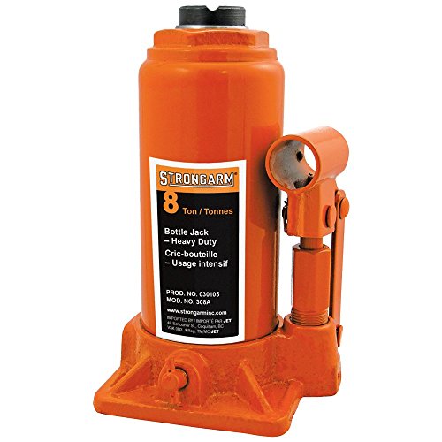 Strongarm Professional Heavy-Duty 8 Ton Hydraulic Standard Bottle Jack - Car, Fleet, Industrial, 30105 - Proindustrialequipment