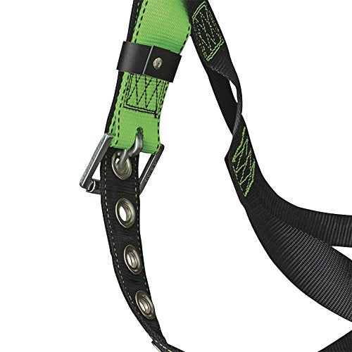 PeakWorks 1 D-Ring Contractor Series Fall Protection Full Body Safety Harness, CSA & ANSI Certified, Class A - Fall Arrest, V8002200 - Fall Protection - Proindustrialequipment