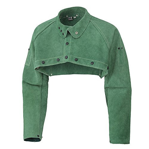 Pioneer V2340440-2XL Welding Cape Sleeves, Green, 2XL - Clothing - Proindustrialequipment