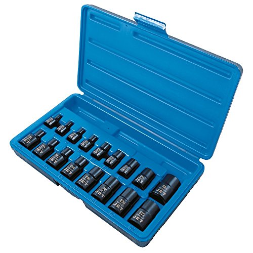 Jet 610391-17-Piece 3/8 and 1/2-inch Drive External TORX® Socket Sets - Sockets and Tools Set - Proindustrialequipment